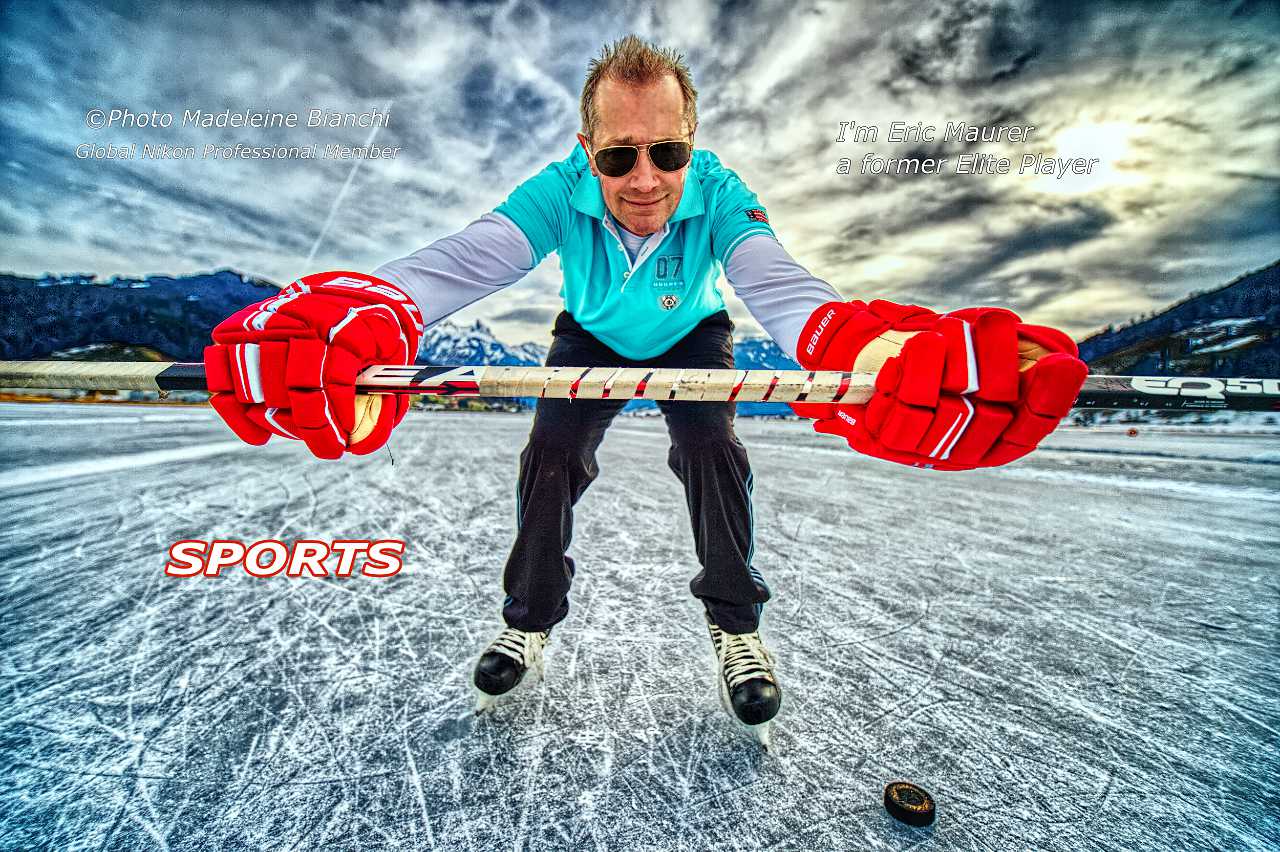 eric maurer ice hockey player frozen lake new NDF0351 Jan 13 2014