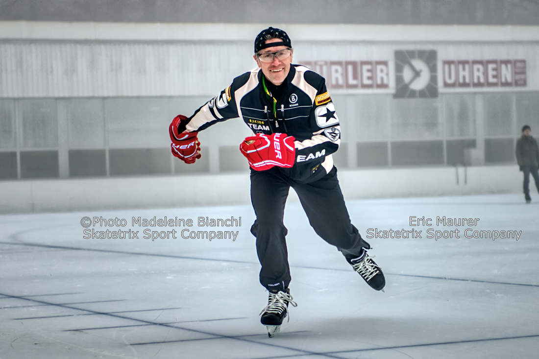 eric maurer ice hockey skate frontal D830314